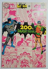 Batman #200 FN 200th Smash Issue 1st Neal Adams Batman, 1969 Vintage Silver Age picture