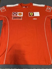 FILA Scuderia Ferrari T-Shirt L Red Official Licensed Vintage Logo Tee picture
