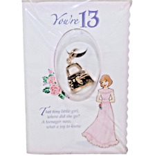 Purse Birthday Charm ~ You’re 13 ~ Growing Up Girls Enesco Brand New picture