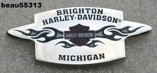 ⭐H-D OF BRIGHTON MICHIGAN HARLEY DAVIDSON DEALER  JACKET PIN picture
