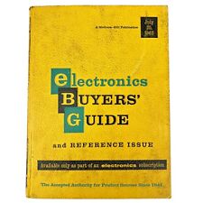 Vintage 1962 ELECTRONICS BUYERS GUIDE & REFERENCE Catalog Advertising Tools picture