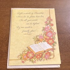 Sunshine Line Vintage Friendship Greeting Card with Envelope picture
