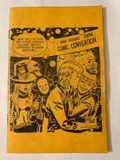 Rare 1974 San Diego Comic Con Program Signed Sketch June Foray Forrest Ackerman picture