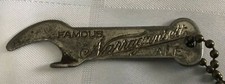 Famous Narragansett Ale Key Chain Bottle Opener VAUGHN Chicago Pat. picture
