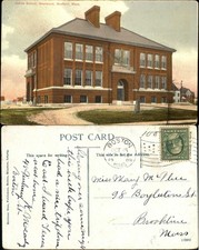 James School Glenwood Medford Massachusetts MA postcard mailed 1909 picture