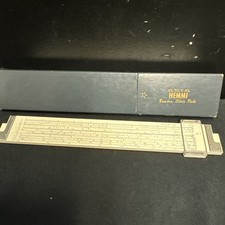 Vintage Made in Japan Sun Hemmi bamboo slide rule calculator 257 picture
