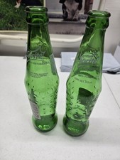 2 SPRITE Mexican Glass Bottles Sprite 12 Fl Oz Refresco No Retornable Rare Nice picture