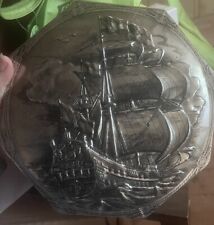 Victoria Biscuit Company Holland  Sailing Ship Octagon Tin picture