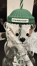 2025 Glass Starbucks Bearista Bear Cold Cup Holiday Limited Edition New picture