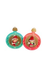 Vintage 1987 Avon Christmas Elf Tie-On Pins Happy Snappy Lot of 2 NEW Package picture