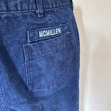 Vtg Military Sailor Jeans Wide Leg Bell Bottoms 30 x 32 picture