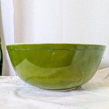 Vintage Pyrex Mixing Bowl Large #404 Verde Green picture