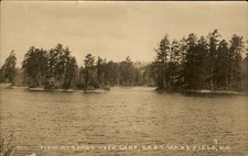 East Wakefield NH Shady Nook Lake View c1910 Real Photo Vintage Postcard picture
