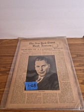 Bulk Lot Of 10 1941 New York Times Book Review Newspaper Sections picture
