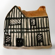 Vintage Mudlen End Studio Two Chimney House 13 Suffolk Miniature Ceramic Cottage picture