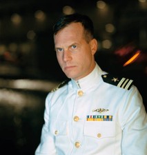 Actor Bill Paxton wears a military uniform on the set of the 2000 - Old Photo picture