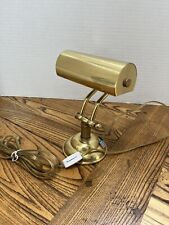 Vintage Brass Piano/Bankers Adjustable Electric Lamp Made in Taiwan It Works picture
