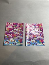 Lisa Frank Vintage Y2K Sticker Sheet Butterflies Roses Rainbows Unused picture