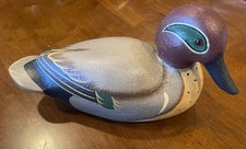 Ducks Unlimited Teal Green Winged Teal Wood Duck Decoy picture
