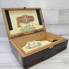Carlito Fuente Autographed OpusX Cigar Box Rare Estate Robusto Hinged Dovetailed picture