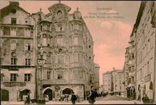 Postcard Innsbruck street scene vintage postcard picture