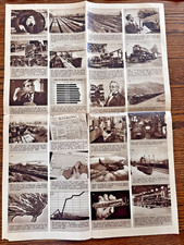 FREE SHIP 1934 Association of American Railroads VINTAGE Railroadiana picture