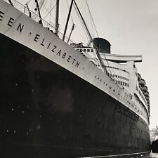 Vintage RMS Queen Elizabeth B&W Ed Nowak Photograph 7