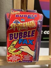 1995 SEALED Spiderman Bubble Gum Fax Box Wrapper picture