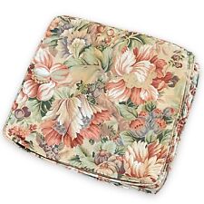 Pink Floral Fabric Pillowcase Pillow Cover 19”x19” Set Of 4 Vintage Cottagecore picture