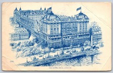 1924 Hotel Cecil London British Empire Exhibition Postcard Ernest Coffin C360 picture