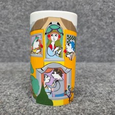 Vintage Bjorn Wiinblad for Rosenthal in Germany Scenes from a Window Oval Vase picture