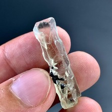 19 CT  Top Quality Terminated Heliodor Combine with black Tourmaline Crystal picture