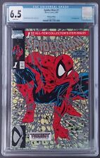 PLATINUM SPIDER-MAN # 1  CGC 7.5  WITH WHITE PAGES picture