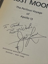 Jim Lovell *SIGNED* Lost Moon Book - Gemini & Apollo 8 & 13 - NASA Astronaut picture