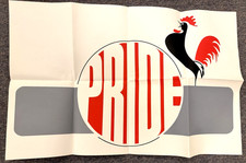 1969 Coca Cola Pride Rooster Bottling Plant Employee Poster Original 31 x 22 picture
