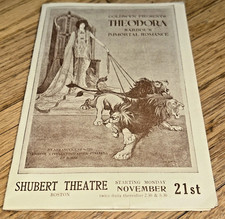 1920s Vintage THEODORA Promotional Brochure SHUBERT THEATRE BOSTON picture