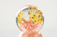 M Design Art Mouth Blown Millefiori Art Handmade Art Glass Paperweight Pw-169 picture