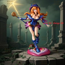 H28CM Yu-Gi-Oh Black Magician Girl Figure GK Statue Collectibles Toys Xmas Gift picture