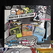 Pokemon Black Bolt & White Flare Poster Collection New & Sealed Box picture