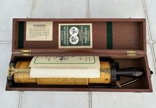 Vintage Fuller’s Spiral Slide Rule / Calculator W.F. Stanley in Box with Manual picture