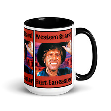 Burt Lancaster Classic Western Movie NEW FAN 15oz Premium Coffee Mug GIFT picture