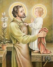 Catholic print picture  -  ST. JOSEPH 3  -  8