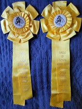 Circle of Action Horse Club Horse Show Ribbons Awards Equestrian Events 1976 picture