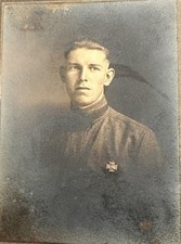 1917 WWI US Army Soldier Identified Portrait John E. Brown picture
