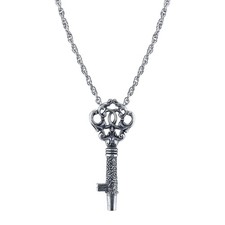 1928 Jewelry Company 1928 Jewelry Key Whistle Pendant Necklace Women 30 Inches picture