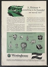 1946 Westinghouse Planned Lighting Airport Lighting Pittsburgh PA Vtg Print Ad picture