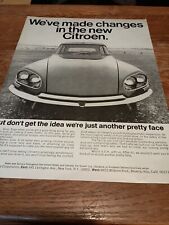 1968 Changes Made To The New Citroen Magazine Ad picture
