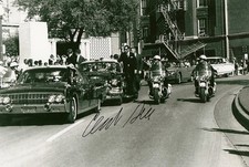 Clint Hill autographed 4x6 photo JFK Assassination Secret Service EX RARE LOOK picture