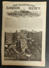The Illustrated London News 1856 Magazine Engraving Siege of Sebastopol Interior picture