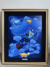 I Dream Of Genie by Tim Rogerson Silver Series Canvas Framed Aladdin Disney Art picture